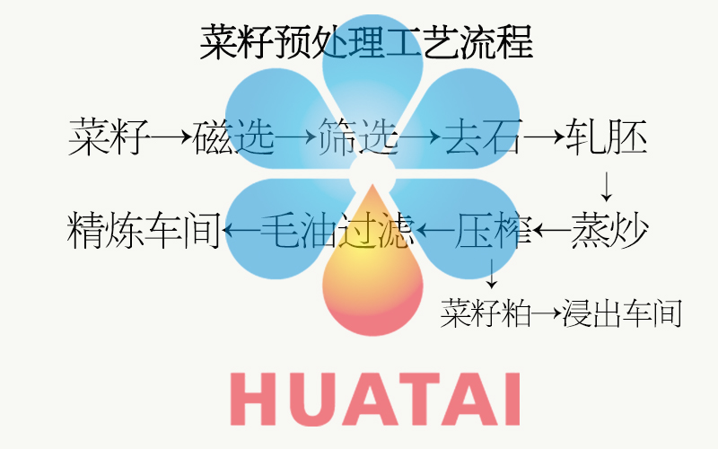 菜籽预处理工艺流程